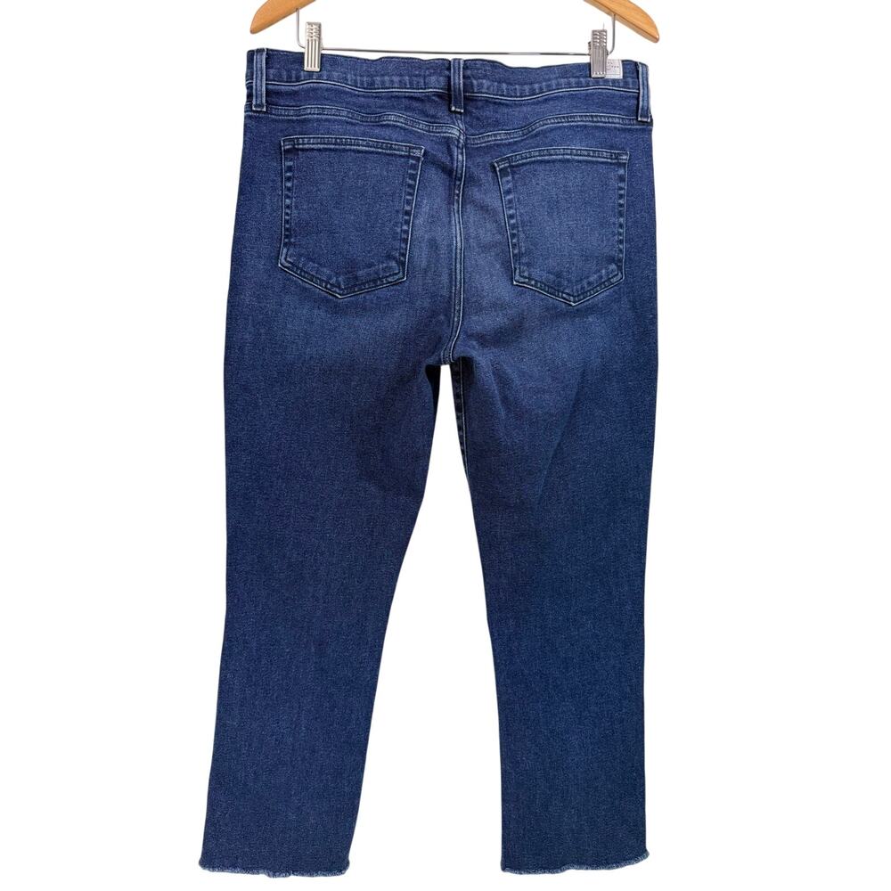 Frank & Eileen Cork Everyday Jean Rinse Cropped Raw Hem Straight Size 32 Classic - Picture 4 of 16
